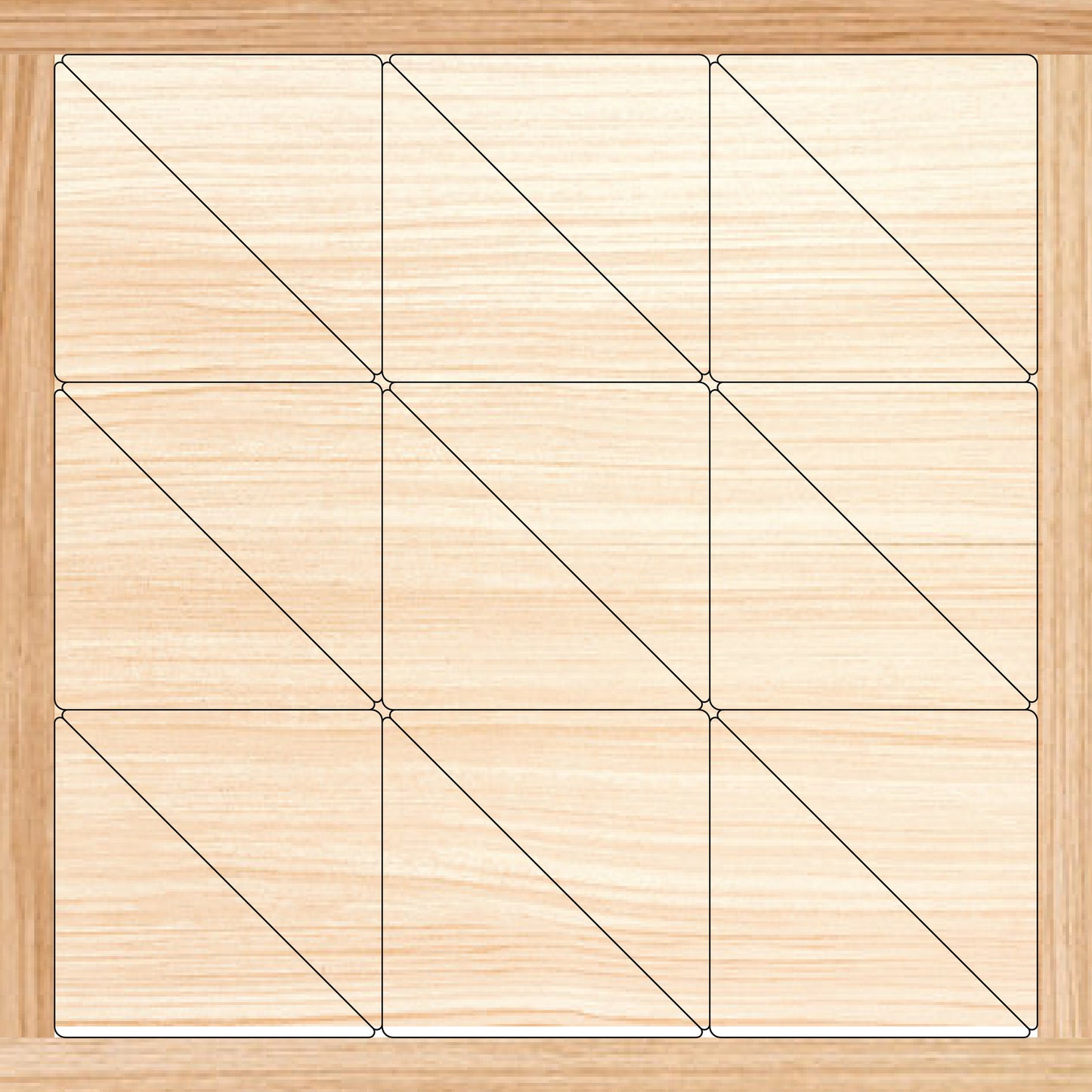 Wooden HST Quilt Blocks - Coming Soon