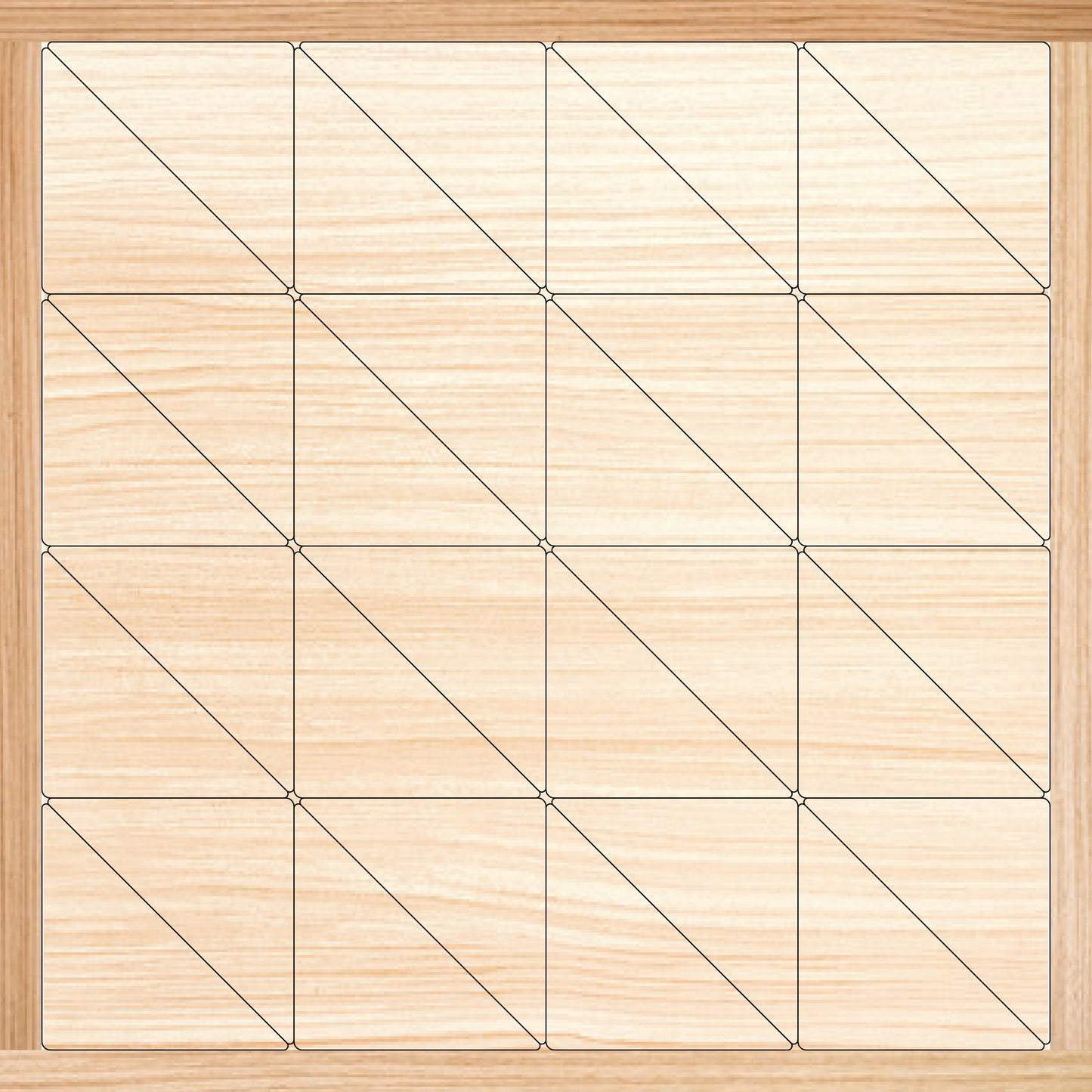 Wooden HST Quilt Blocks - Coming Soon