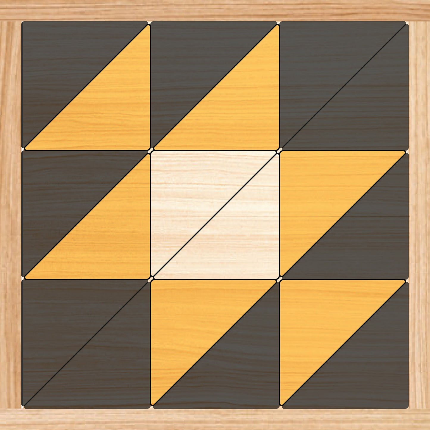 Wooden HST Quilt Blocks - Coming Soon