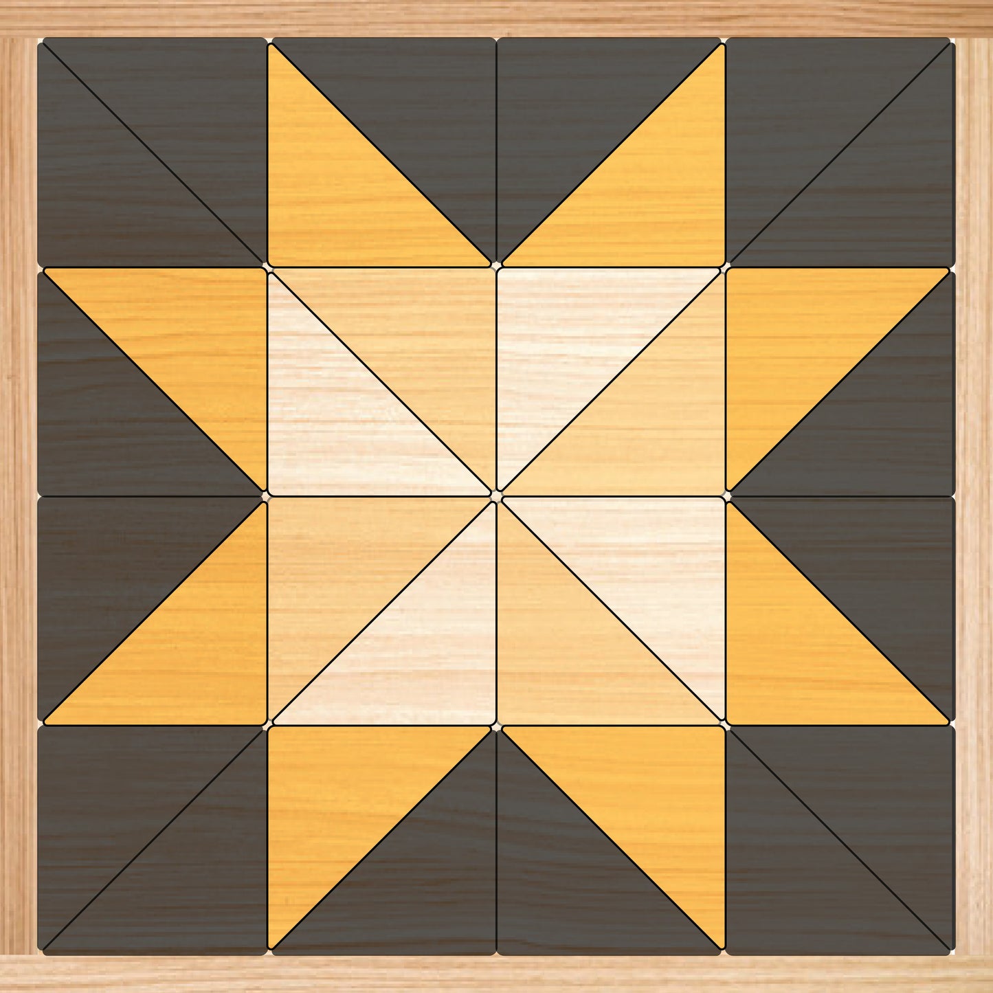 Wooden HST Quilt Blocks - Coming Soon