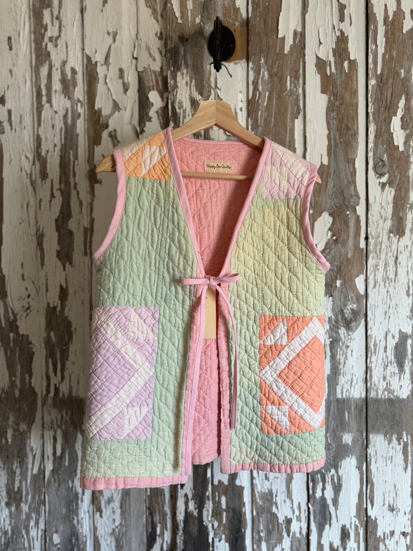 Pastel Quilt Vest