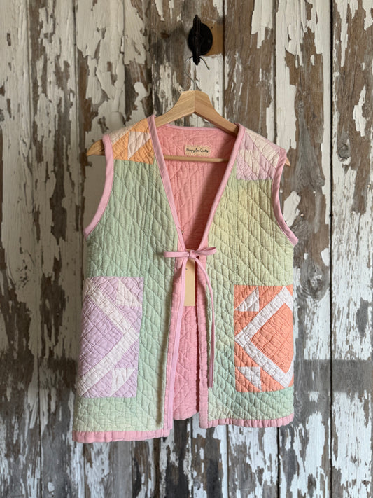 Pastel Quilt Vest