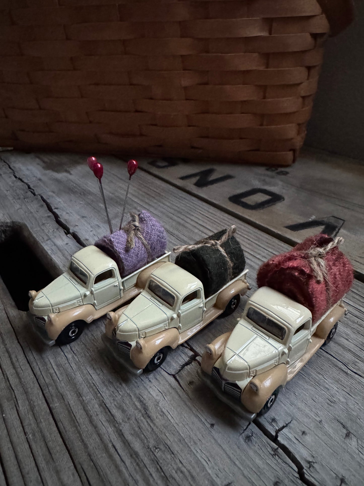 Old Truck Pin Cushions