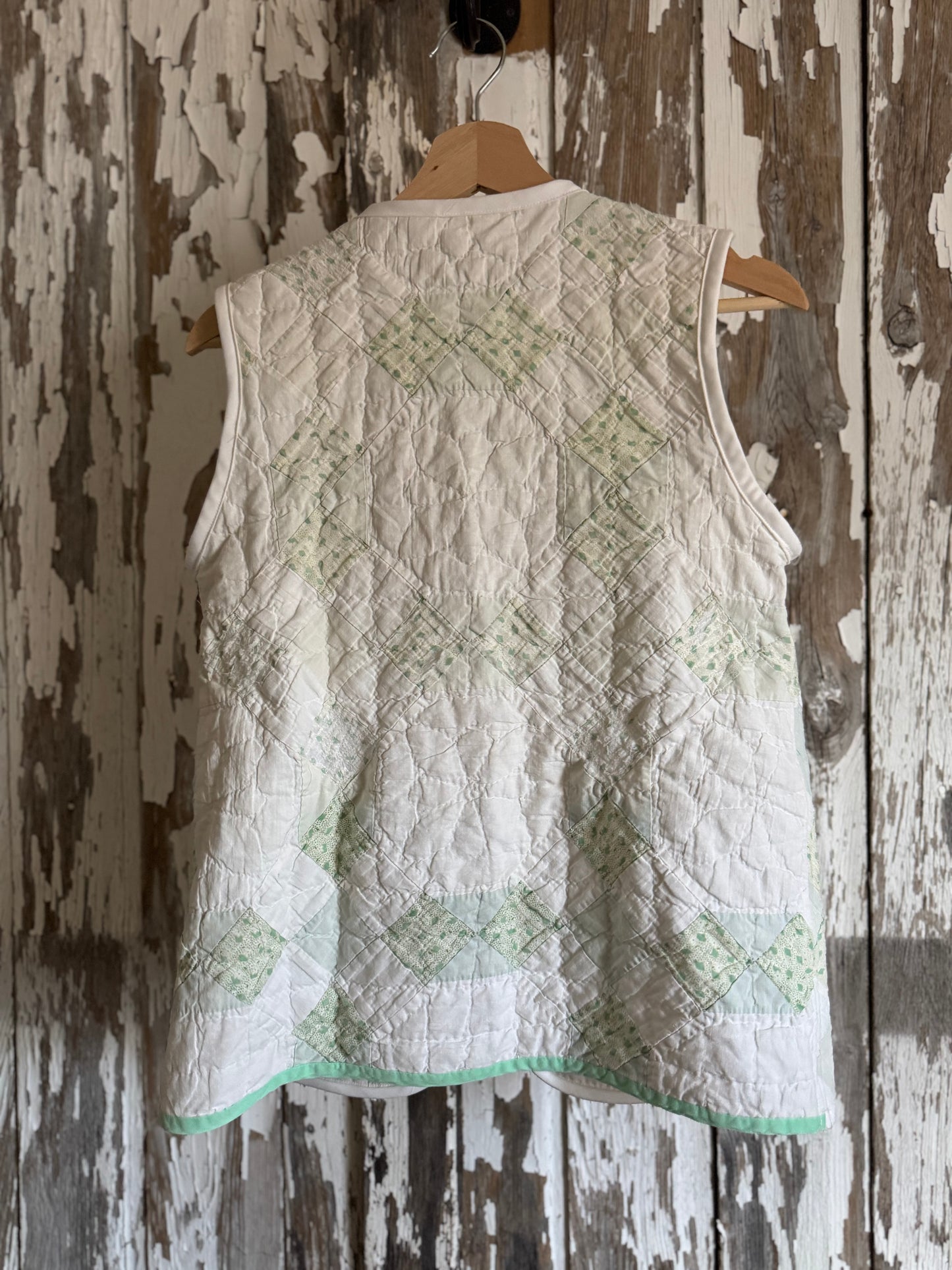 Green Quilt Vest