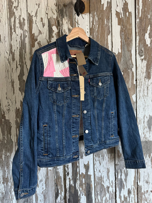 Quilt Patch Denim Jacket