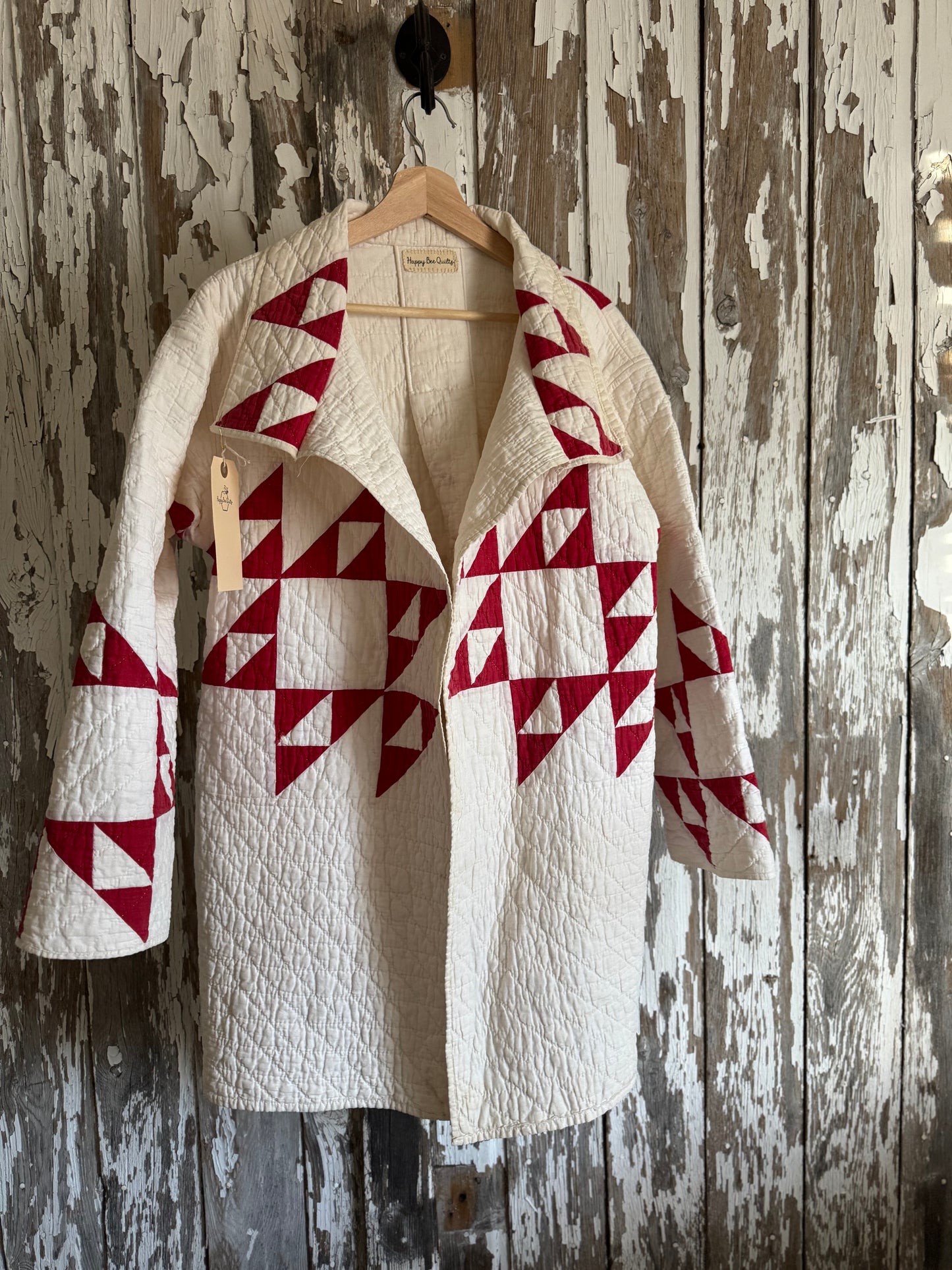 Red HST Quilt Coat