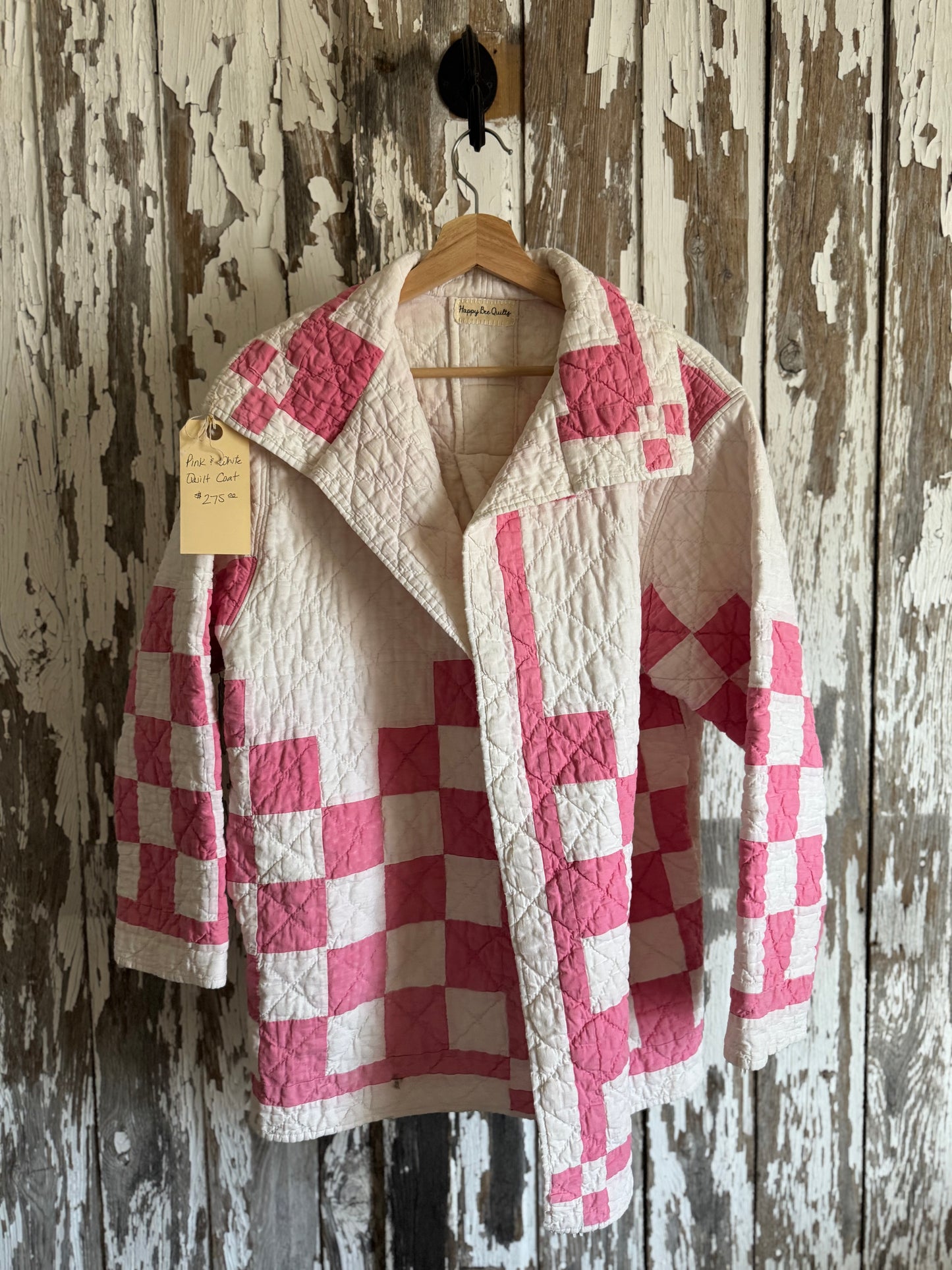 Checkered Quilt Coat