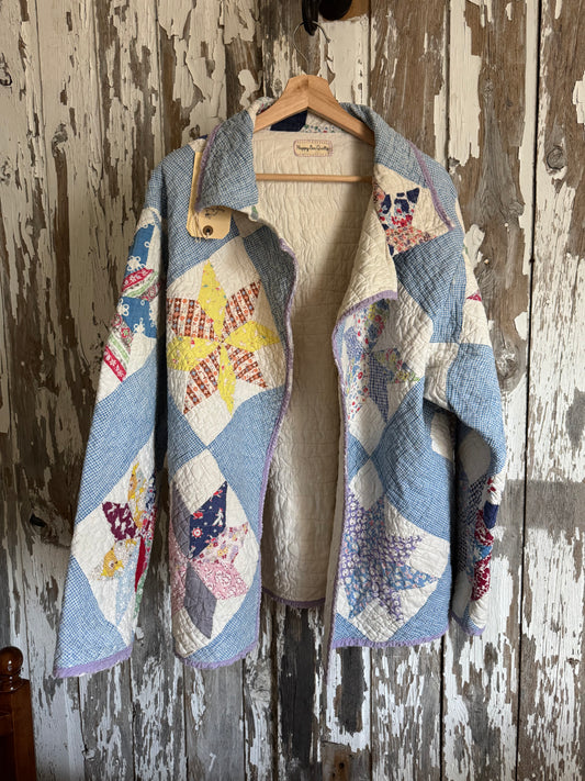 Eight Point Star Quilt Coat