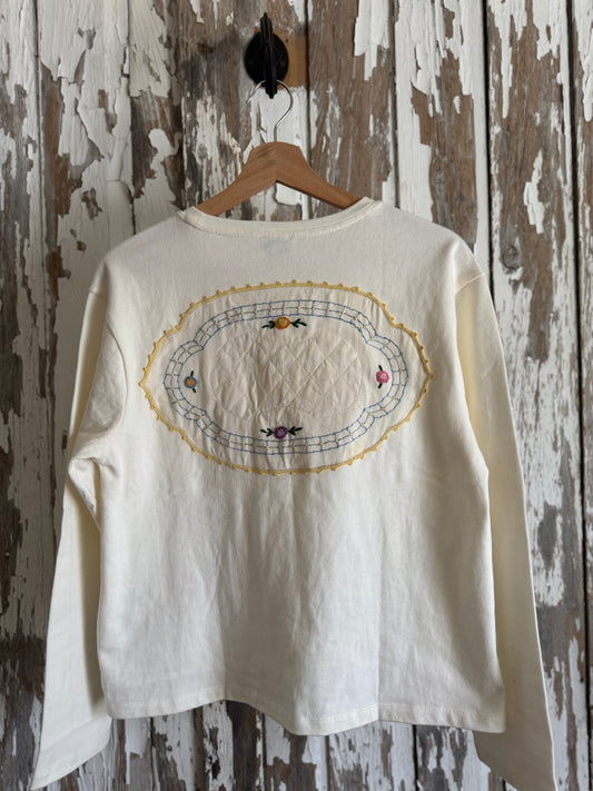 Quilted Doily Long Sleeve