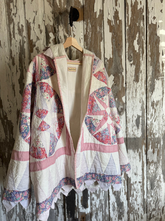 Prairie Point Hooded Quilt Coat