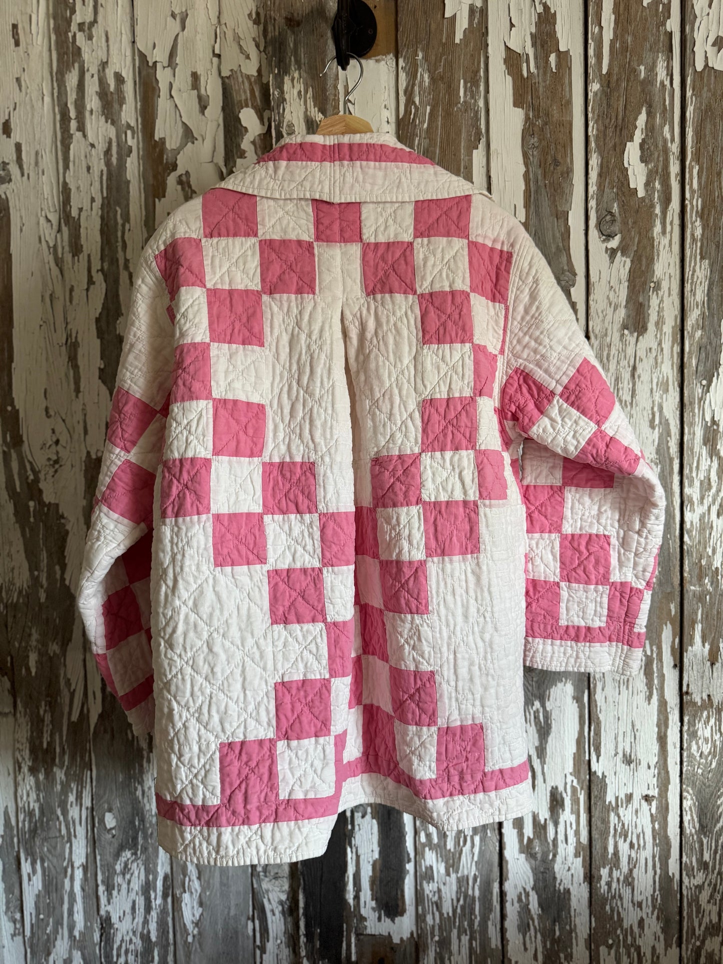 Checkered Quilt Coat