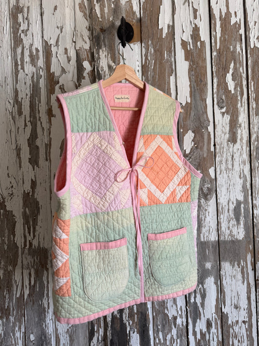 Pastel Quilt Vest