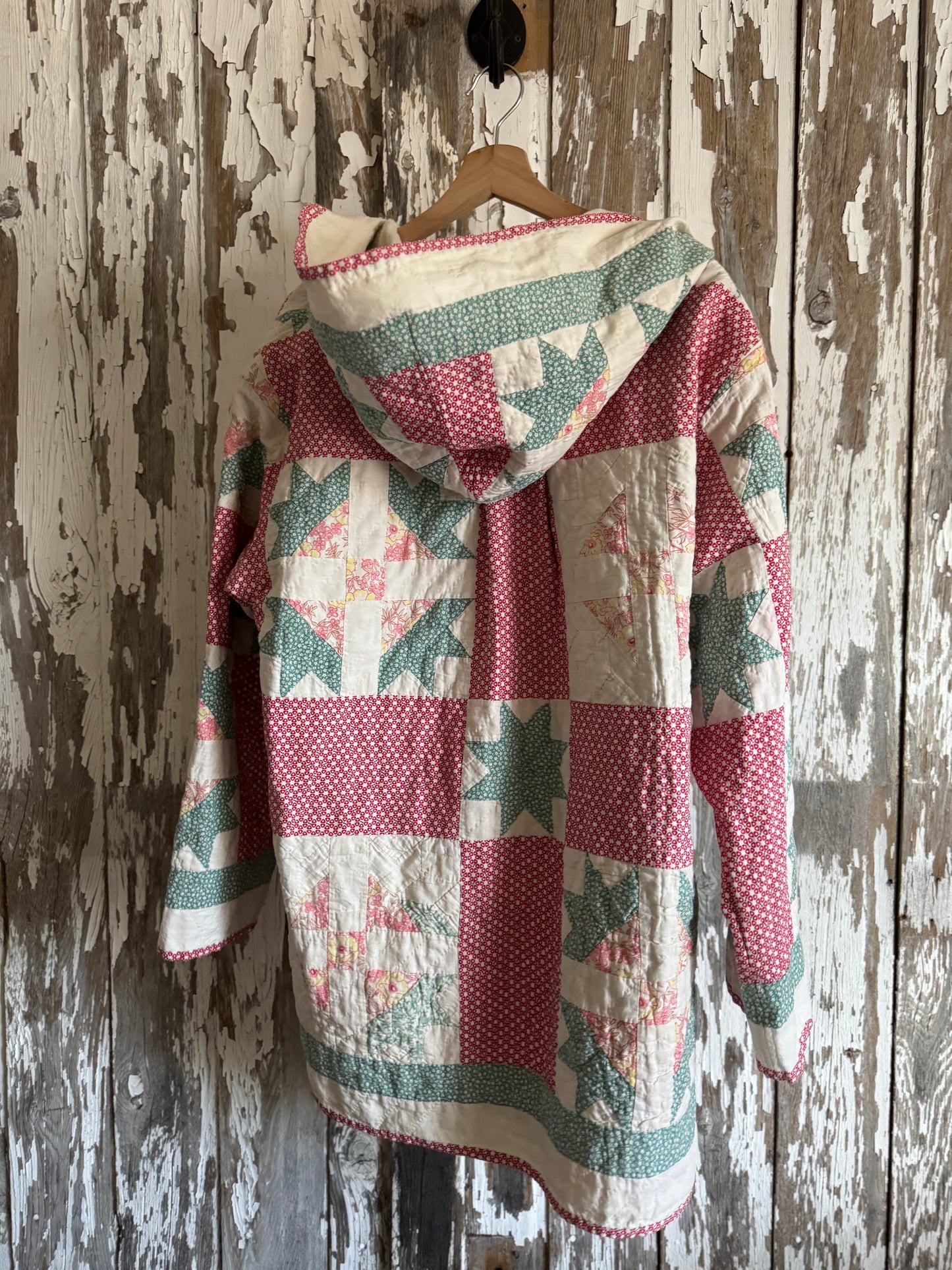 Carolina Lily Hooded Quilt Coat