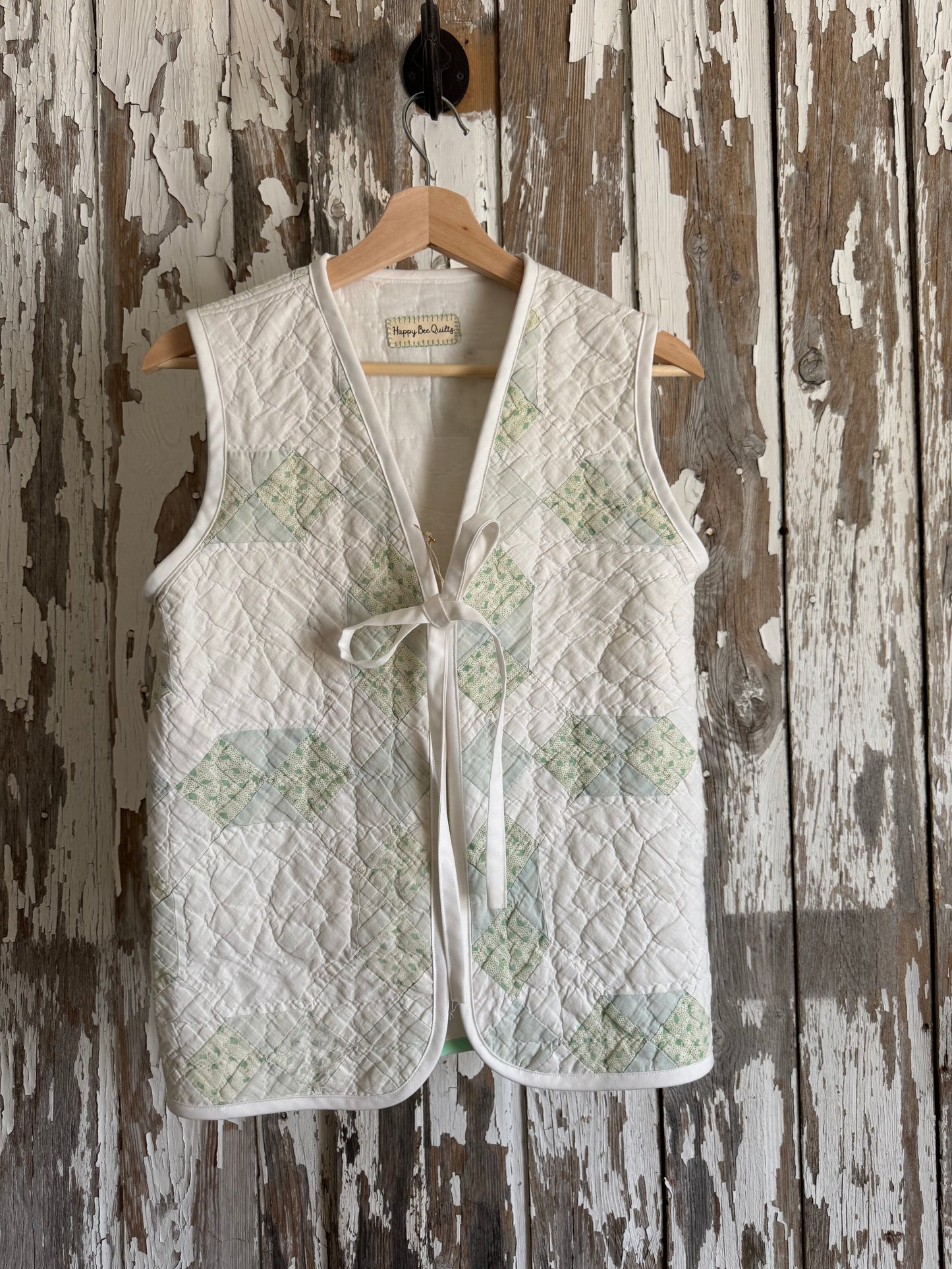 Green Quilt Vest