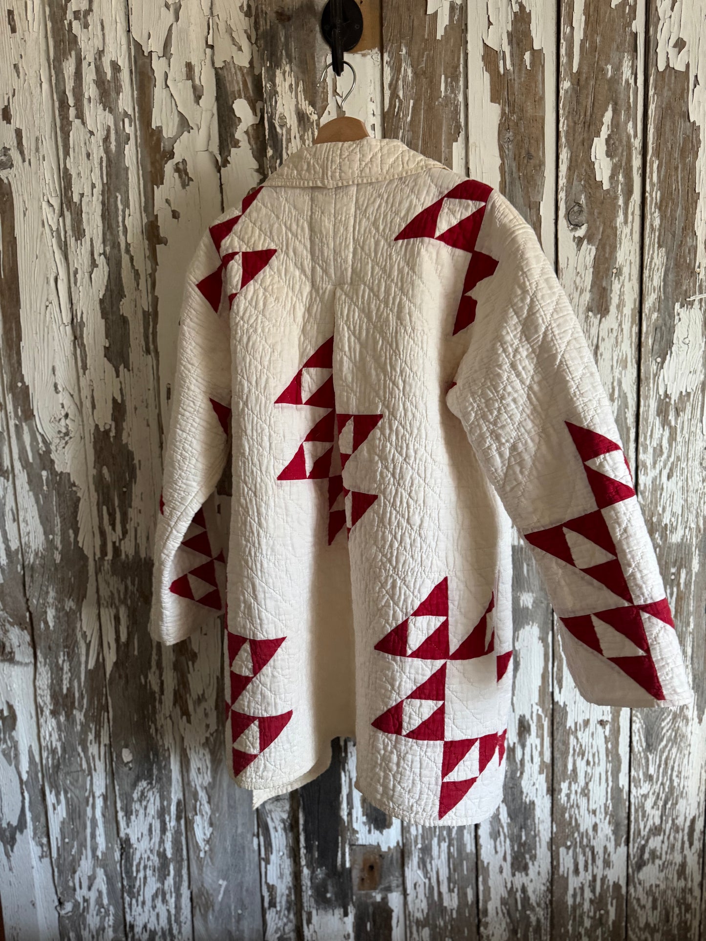 Red HST Quilt Coat